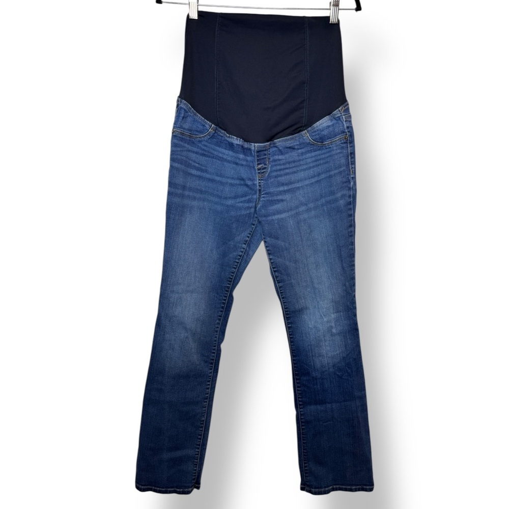 Maternity Stretch Panel Blue Jeans - Women